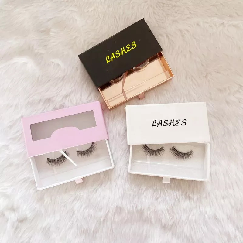 Side Drawer Natural Eyelashes Boxes